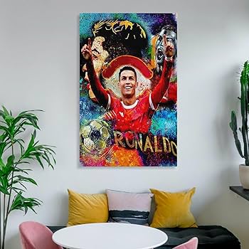 クリスティアーノ・ロナウド　美術品　アート作品　コーヒー豆 Amazon | デジタル油絵 クリスティアーノ・ロナウド 数字油絵